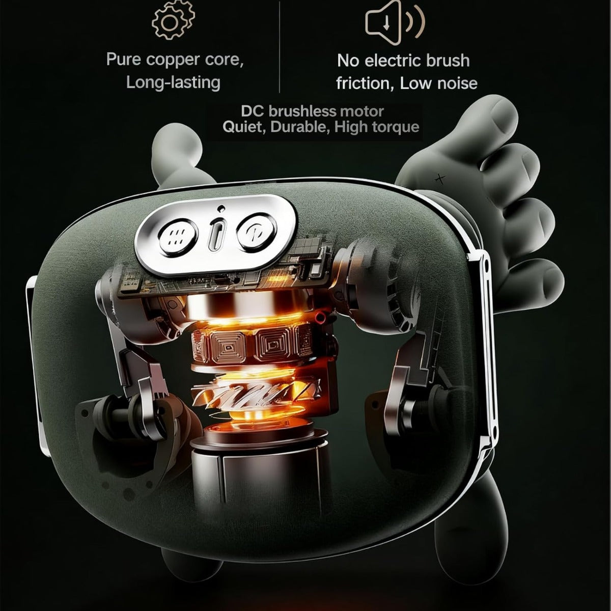 Massaggiatore Schiena e Collo – Wireless, 3 Livelli di Intensità, 2 Livelli di Calore