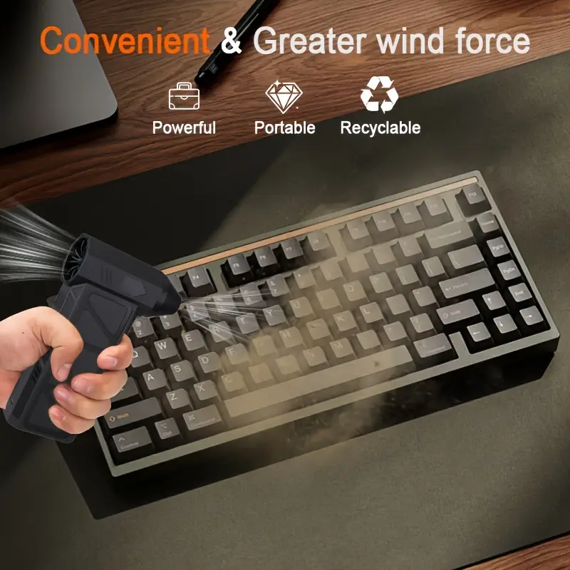 Mini Ventilatore Portatile Turbo Jet 130.000 RPM